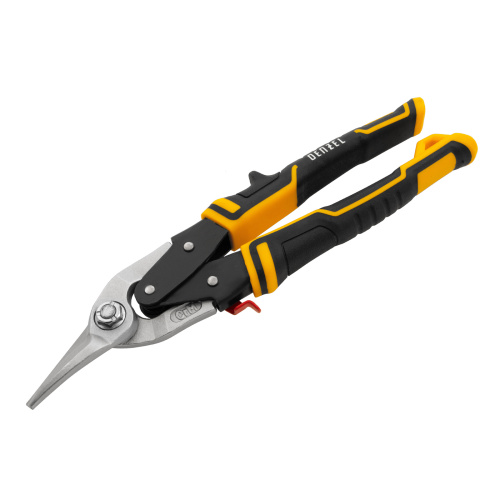 Ножницы по металлу, 270 мм, прямой и левый рез, сталь-СrMo, трехкомпонентные рукоятки Denzel по ценам производителя в Челябинске с доставкой по всей России