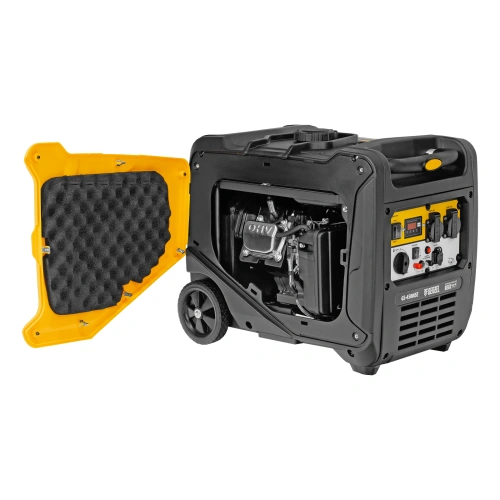 Генератор инверторный GS-4500iSE, 4,5 кВт, 230 В, закрытый корпус, электростартер Denzel по ценам производителя в Челябинске с доставкой по всей России