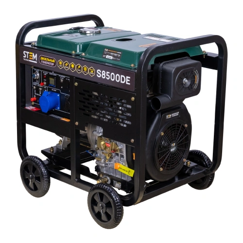 Генератор дизельный STEM Techno S8500DE (8,5кВт, электростартер, дисплей, подогрев, АВР) по ценам производителя в Челябинске с доставкой по всей России