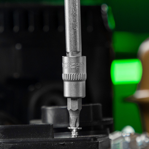 Набор инструментов, 1/4", пластиковый кейс 56 предметов Сибртех по ценам производителя в Челябинске с доставкой по всей России