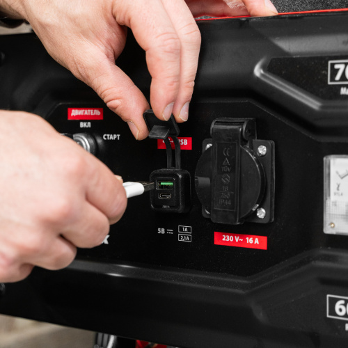 Генератор бензиновый RS-9000E, 7 кВт, 230В, электростартер MTX по ценам производителя в Челябинске с доставкой по всей России