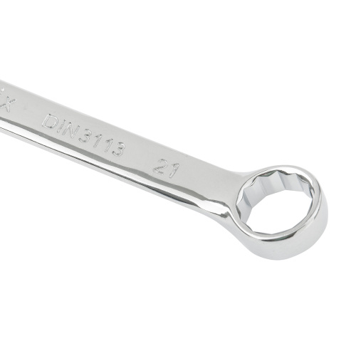 Ключ комбинированный, 21 мм, CrV, полированный хром Matrix по ценам производителя в Челябинске с доставкой по всей России