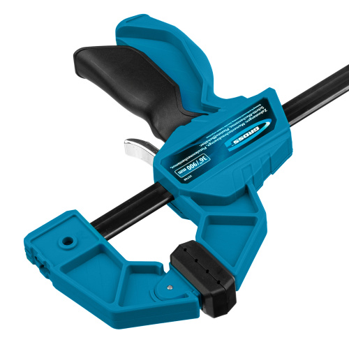 Струбцина реечная, быстрозажимная, пистолетного типа, пошаговый механизм, пластиковый корпус, 900 мм Gross по ценам производителя в Челябинске с доставкой по всей России