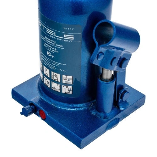 Домкрат гидравлический бутылочный телескопический, 6 т, H подъема 170-420 мм Stels по ценам производителя в Челябинске с доставкой по всей России