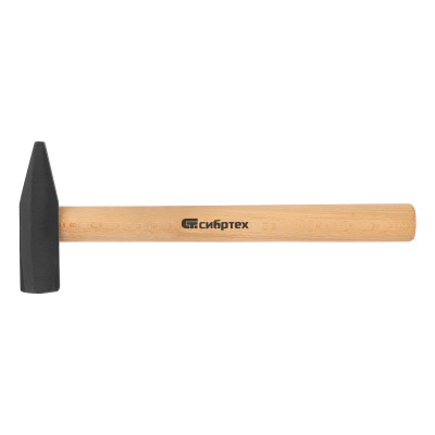 Молоток слесарный 1000 г, квадратный боек, деревянная рукоятка Сибртех по ценам производителя в Челябинске с доставкой по всей России