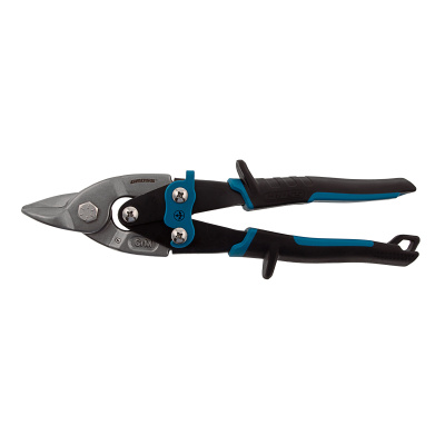 Ножницы по металлу "Piranha", 230 мм, прямой усиленный рез (Bulldog) сталь СrMo, двухкомпонентная рукоятка-ки Gross по ценам производителя в Челябинске с доставкой по всей России