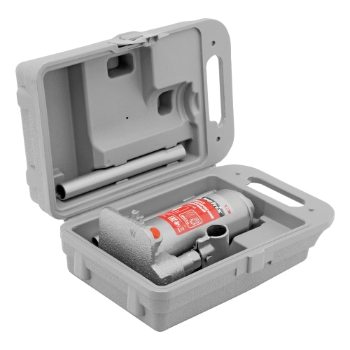 Домкрат гидравлический бутылочный, 4 т, высота подъема 194-372 мм, в пластиковый кейсе Matrix по ценам производителя в Челябинске с доставкой по всей России