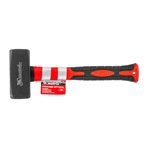 Кувалда optimal, 1500 г, фибергласовая обрезиненная рукоятка Matrix по ценам производителя в Челябинске с доставкой по всей России