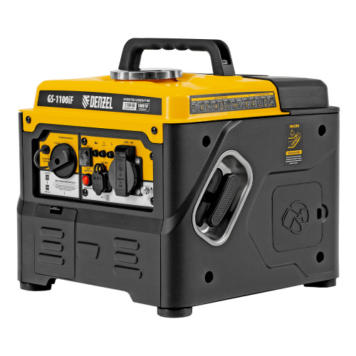 Генератор инверторный GS-1100iF, 1,1 кВт, 230 В, ручной старт DENZEL по ценам производителя в Челябинске с доставкой по всей России