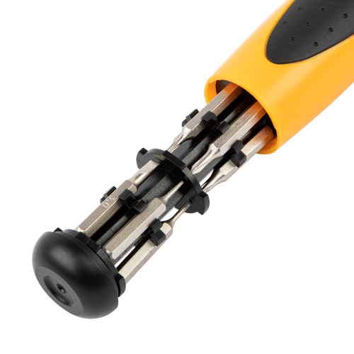 Отвертка реверсивная, механизм SmartPush mini 11 шт, CrMo Denzel по ценам производителя в Челябинске с доставкой по всей России