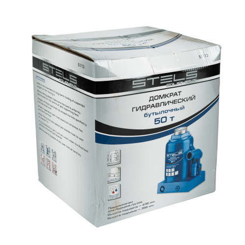 Домкрат гидравлический бутылочный, 50 т, H подъема 236-356 мм Stels по ценам производителя в Челябинске с доставкой по всей России