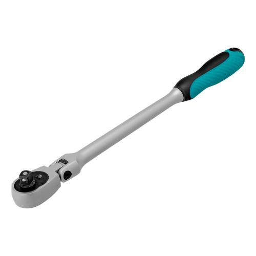 Ключ-трещотка шарнирный 3/8", СrV, 72 зуба, с быстрым сбросом, матовый хром Stels по ценам производителя в Челябинске с доставкой по всей России