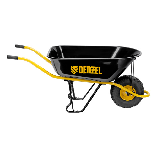 Тачка строительная, усиленная, объем 130 л, 230 кг, колесо 15х6.00-6 Denzel по ценам производителя в Челябинске с доставкой по всей России