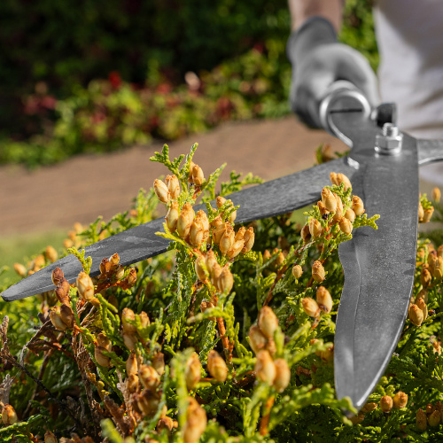 Кусторез, 650 мм, волнистые лезвия, деревянные рукоятки, Горизонт, по ценам производителя в Челябинске с доставкой по всей России