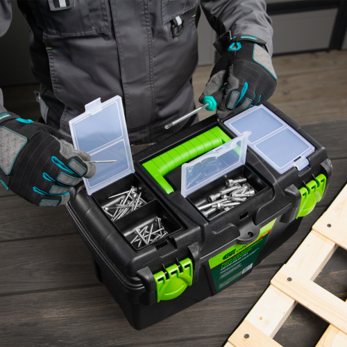 Ящик для инструментов 18 ”, с органайзерами Сибртех по ценам производителя в Челябинске с доставкой по всей России