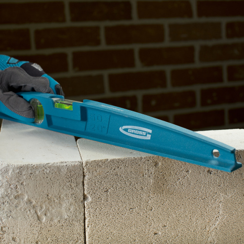 Уровень литой, 500 мм, 2 глазка Gross по ценам производителя в Челябинске с доставкой по всей России