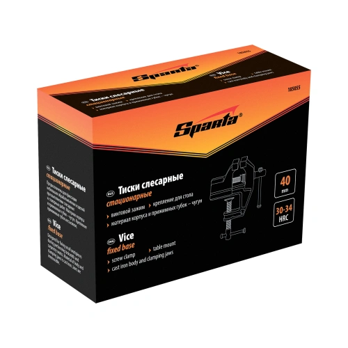 Тиски, 40 мм, крепление для стола Sparta по ценам производителя в Челябинске с доставкой по всей России