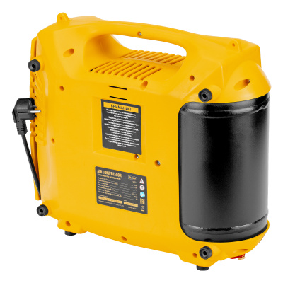 Компрессор воздушный DL1300, 10 бар, 1,3 кВт 180 л/мин 5 л, с набором аксессуаров Denzel по ценам производителя в Челябинске с доставкой по всей России