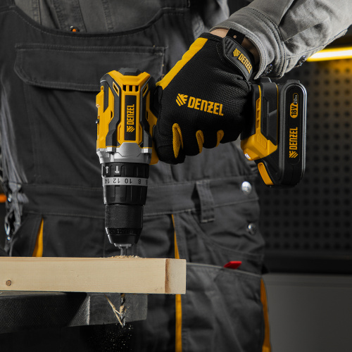 Дрель-шуруповерт аккумуляторная ударная бесщет CIDB-18-02, Li-Ion, 18 В Denzel по ценам производителя в Челябинске с доставкой по всей России