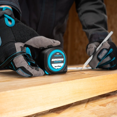 Рулетка Komfortabel 3 м х 19 мм,обрезиненный корпус Gross по ценам производителя в Челябинске с доставкой по всей России