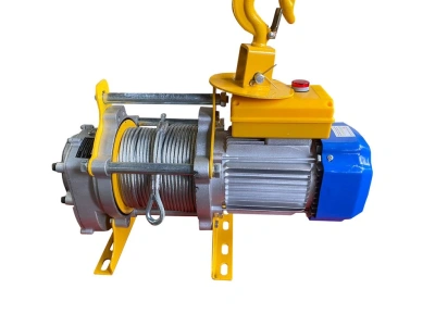 Лебедка электрическая  300/600кг  60/30м с канатом 220В 24м/мин алюминиевый корпус TOR KCD (TSA) по ценам производителя в Челябинске с доставкой по всей России