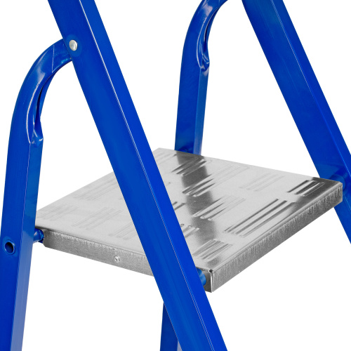 Стремянка, 9 ступеней, стальной профиль, алюминиевые ступени Сибртех по ценам производителя в Челябинске с доставкой по всей России