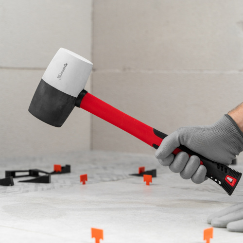 Киянка резиновая, 910 г, черно-белая резина, фибергласовая рукоятка Matrix по ценам производителя в Челябинске с доставкой по всей России