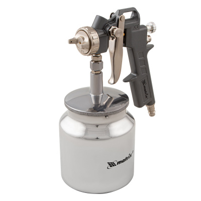 Набор пневмоинструмента, 5 предметов, быстросъемное соединение, краскораспылитель с нижним бачком Matrix купить в Москве с доставкой по всей России | ProtosMarket.ru