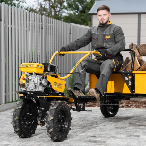 Мотоблок DPT-370S, 7 л.с., ремен.сцеп, фрез 3х4, ШОМ, передачи 3В/1Н Denzel по ценам производителя в Челябинске с доставкой по всей России