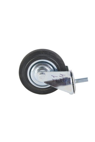 Колесо поворотное SCt 63 160 мм резина с болтом (F) по ценам производителя в Челябинске с доставкой по всей России