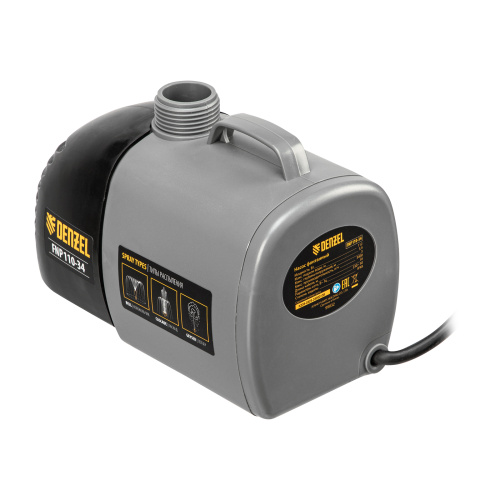 Насос фонтанный FNP110-34, 112 Вт, подъем 3,4 м, 3400 л/ч, колокольчик/каскад/гейзер Denzel по ценам производителя в Челябинске с доставкой по всей России