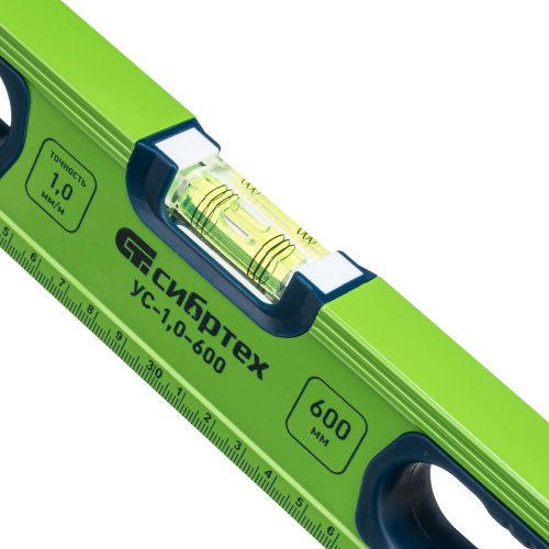 Уровень алюминиевый УС-1, 0-600, фрезерованный, 3 глазка, рукоятки, 600 мм Сибртех по ценам производителя в Челябинске с доставкой по всей России