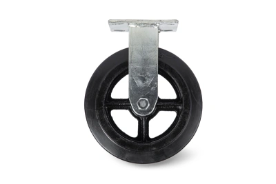 Колесо большегрузное неповоротное FCd 80 200 мм обрезиненное (F) по ценам производителя в Челябинске с доставкой по всей России