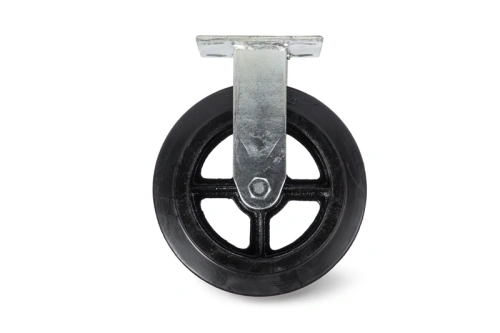 Колесо большегрузное неповоротное FCd 80 200 мм обрезиненное (F) по ценам производителя в Челябинске с доставкой по всей России