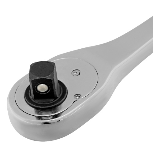 Ключ-трещотка 1/2", CrV, 90 зубьев, усиленный, хром Gross по ценам производителя в Челябинске с доставкой по всей России