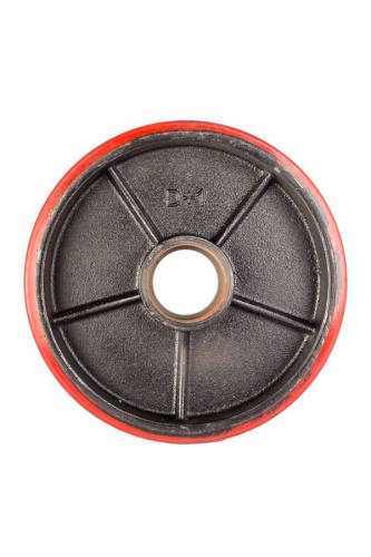 Колесо полиуретановое 200х50 мм без подшипника для тележек гидравлических BF/WB/RHP по ценам производителя в Челябинске с доставкой по всей России