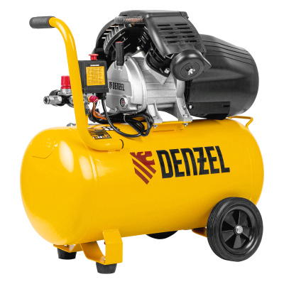 Компрессор воздушный DCV2200/50, прямой привод, 2.2 кВт, 50 литров, 380 л/мин Denzel по ценам производителя в Челябинске с доставкой по всей России