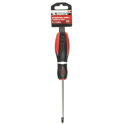 Отвертка "Era", PZ2 x 100 мм, CrV, трехкомпонентная рукоятка Matrix по ценам производителя в Челябинске с доставкой по всей России
