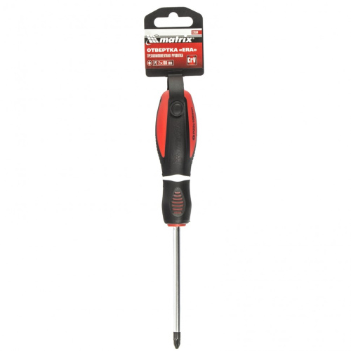 Отвертка "Era", PZ2 x 100 мм, CrV, трехкомпонентная рукоятка Matrix по ценам производителя в Челябинске с доставкой по всей России