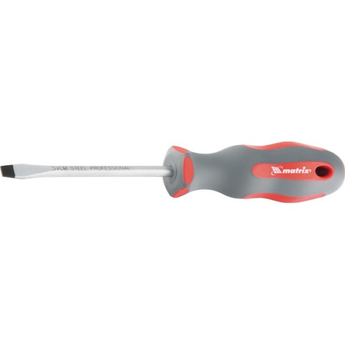 Отвертка Profi, SL8 х 175 мм, SVСM, двухкомпонентная рукоятка Matrix по ценам производителя в Челябинске с доставкой по всей России