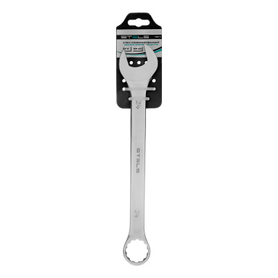 Ключ комбинированный, 24 мм, CrV, матовый хром Stels по ценам производителя в Челябинске с доставкой по всей России