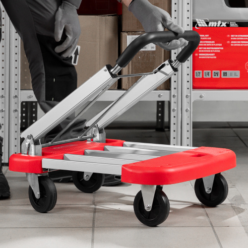 Тележка хозяйственная, телескопическая, грузоподъемность 150 кг Matrix по ценам производителя в Челябинске с доставкой по всей России