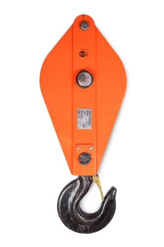 Блок монтажный однорольный с  крюком TOR 10 т с откидной щекой по ценам производителя в Челябинске с доставкой по всей России