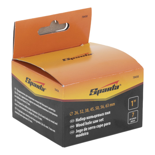 Пила кольцевая, D 26-63 мм, глубина пропила 1 Sparta по ценам производителя в Челябинске с доставкой по всей России