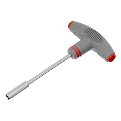 Отвертка с Т-образной эргономичной ручкой и набором бит, 11 шт, CrV Matrix по ценам производителя в Челябинске с доставкой по всей России