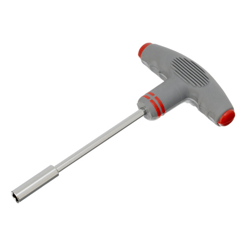 Отвертка с Т-образной эргономичной ручкой и набором бит, 11 шт, CrV Matrix по ценам производителя в Челябинске с доставкой по всей России