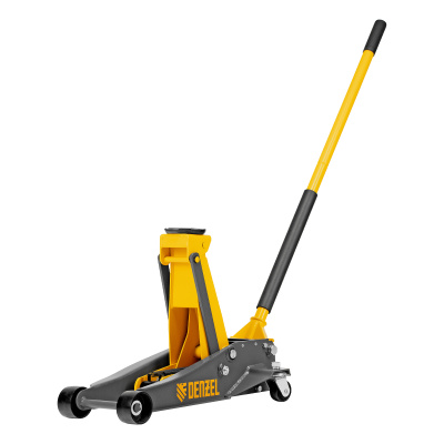 Домкрат гидравлический подкатной, 3 т, 125-470 мм, быстрый подъем, проф. Denzel по ценам производителя в Челябинске с доставкой по всей России