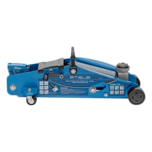 Домкрат гидравлический подкатной 2.5 т, с фиксатором, Safety Pin, 140-385 мм Stels по ценам производителя в Челябинске с доставкой по всей России