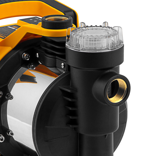 Садовый поверхностный насос GP1100SS, 1100 Вт, 4000 л/ч, подъем 45 м, пластик Denzel по ценам производителя в Челябинске с доставкой по всей России