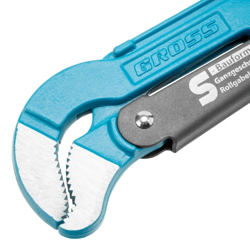 Ключ трубный рычажный 2, №3, цельнокованый, CrV, тип "S" Gross по ценам производителя в Челябинске с доставкой по всей России